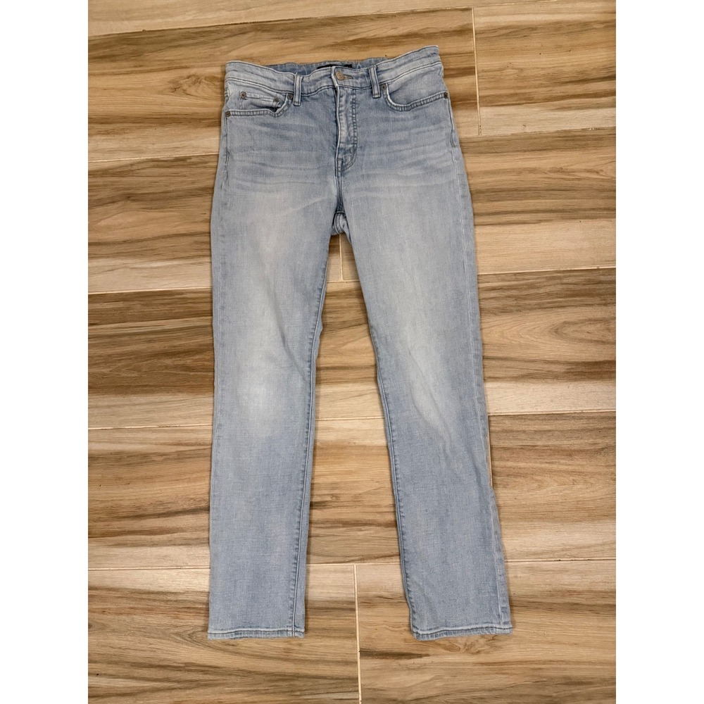 Lauren Ralph Lauren Womens Straight Leg Jeans Light Indigo Wash Blue Size 8